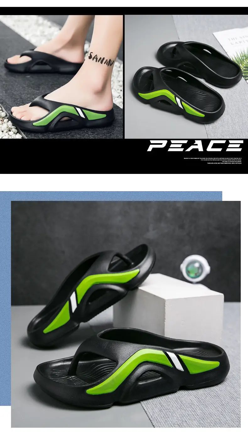 2023 Summer new slippers men's outro fashion casual men's flip-flops wholesale beach flip-flops — feature 9