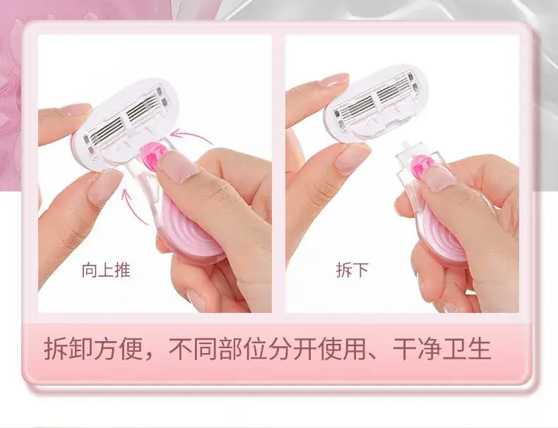 Women's 5-Layer Manual Hair Scraper Pink — feature 11