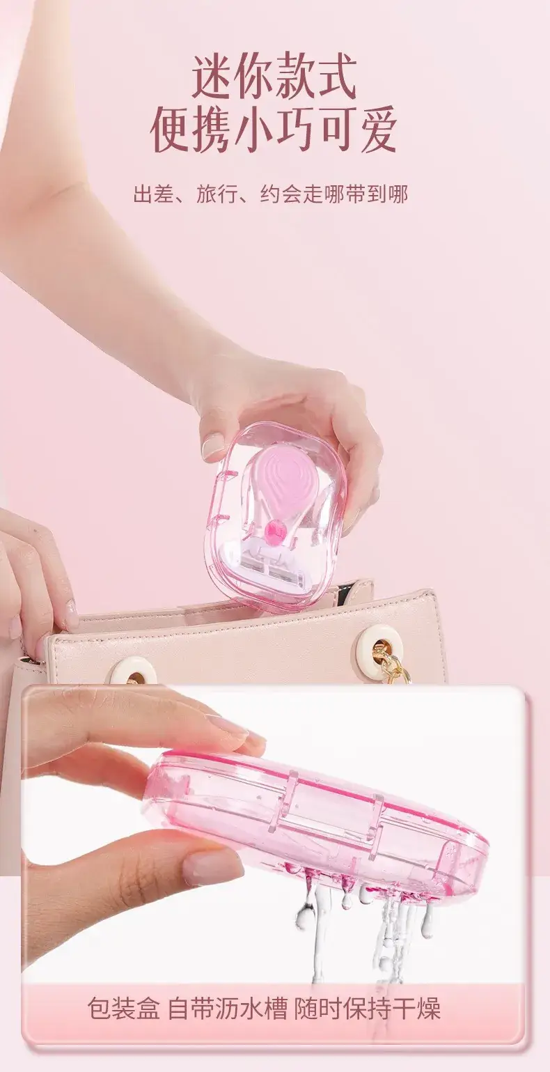 Women's 5-Layer Manual Hair Scraper Pink — feature 12