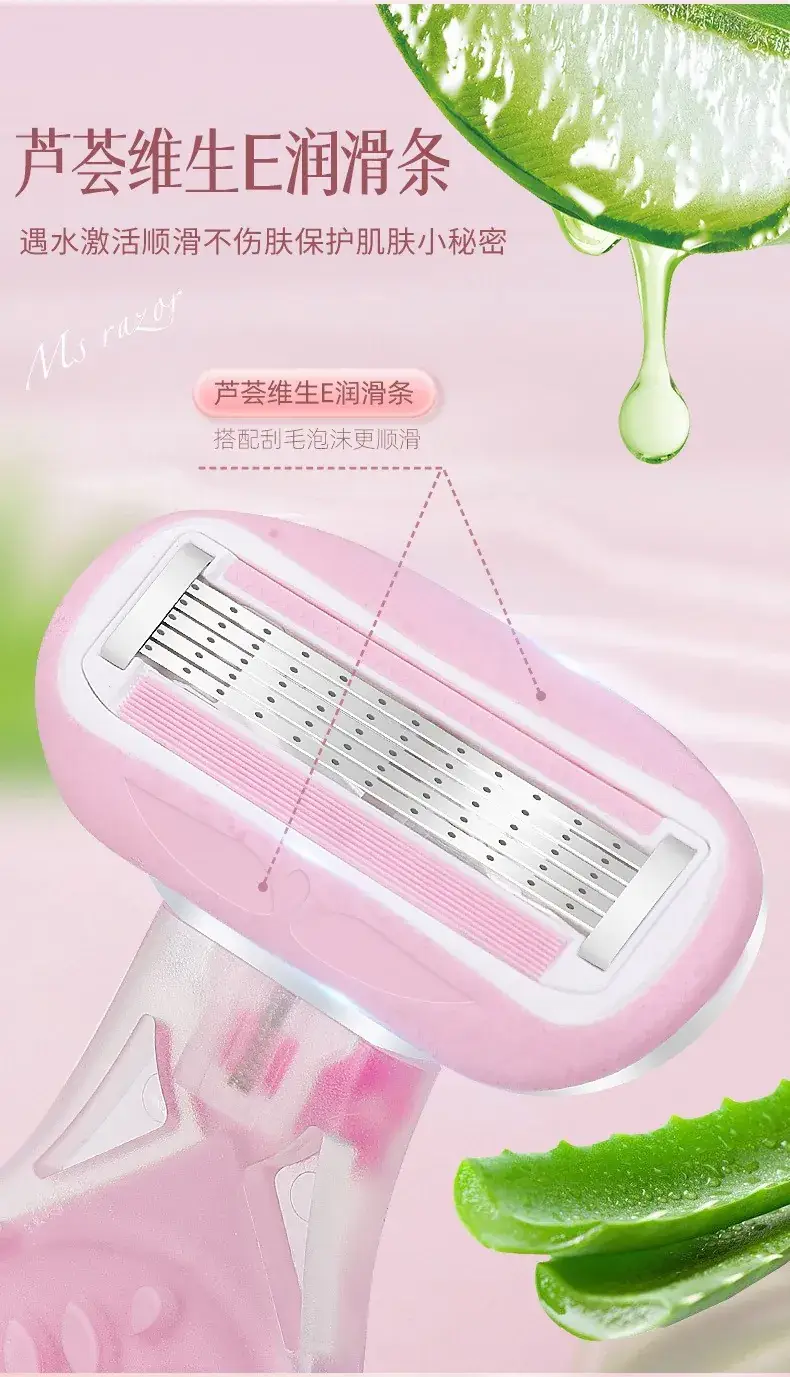 Women's 5-Layer Manual Hair Scraper Pink — feature 5