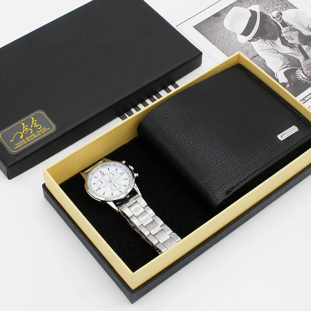 New Men's Business Watch with Wallet Set - Image 2