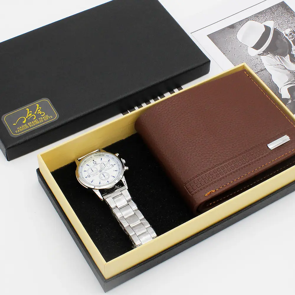 New Men's Business Watch with Wallet Set - Image 4