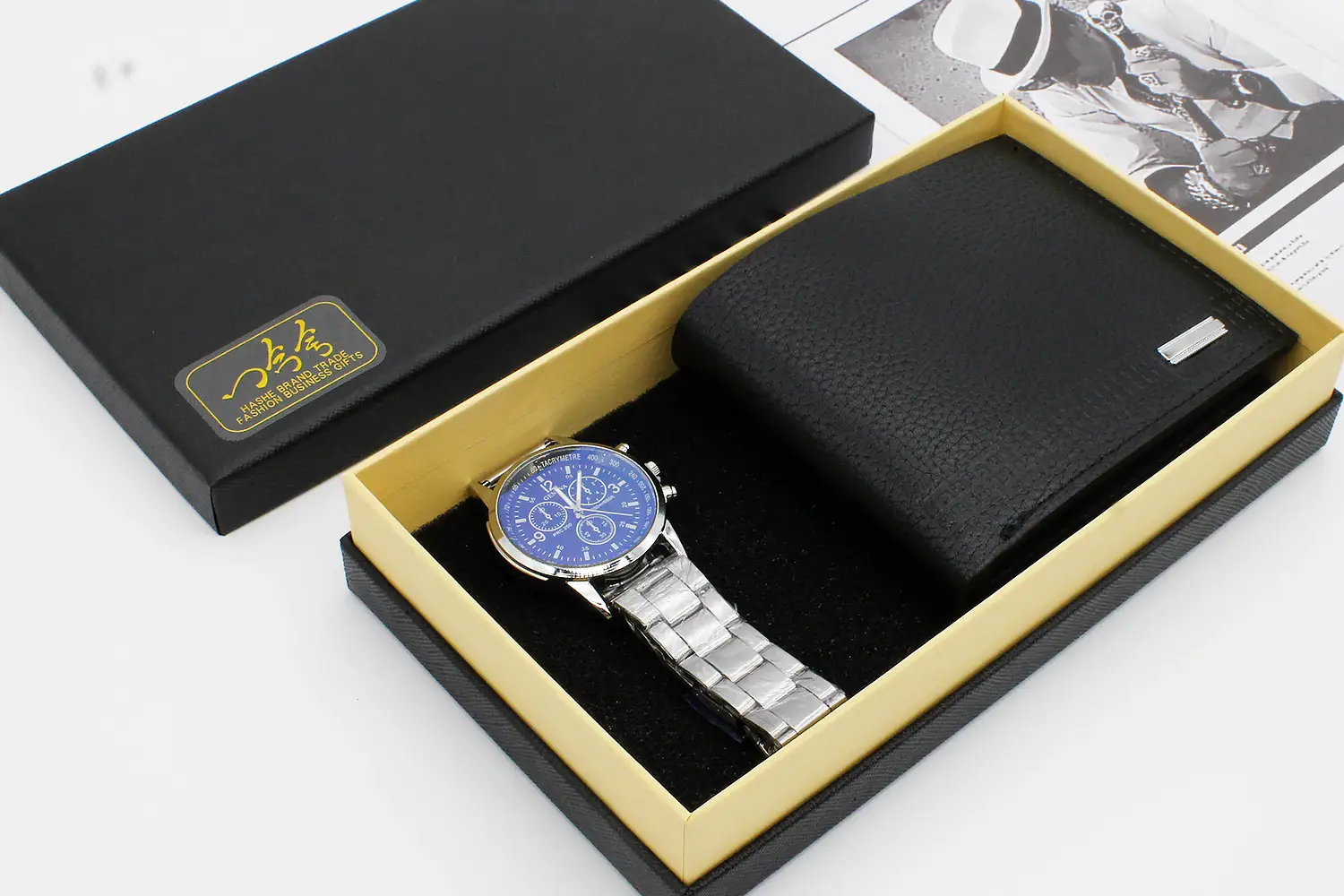 New Men's Business Watch with Wallet Set — feature 9