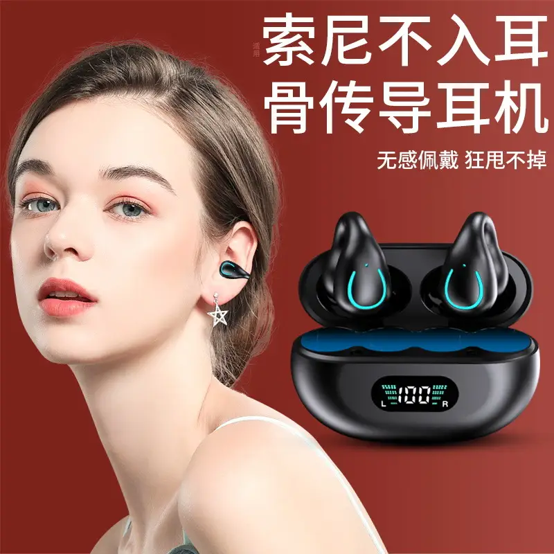 Wireless Bone Conduction Earbuds with Charging Case - Image 8
