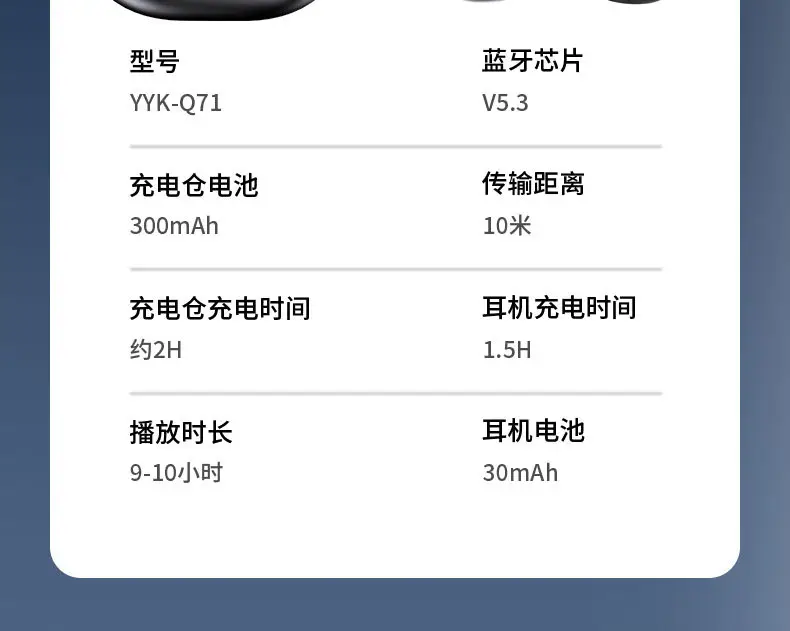 Wireless Bone Conduction Earbuds with Charging Case — feature 14