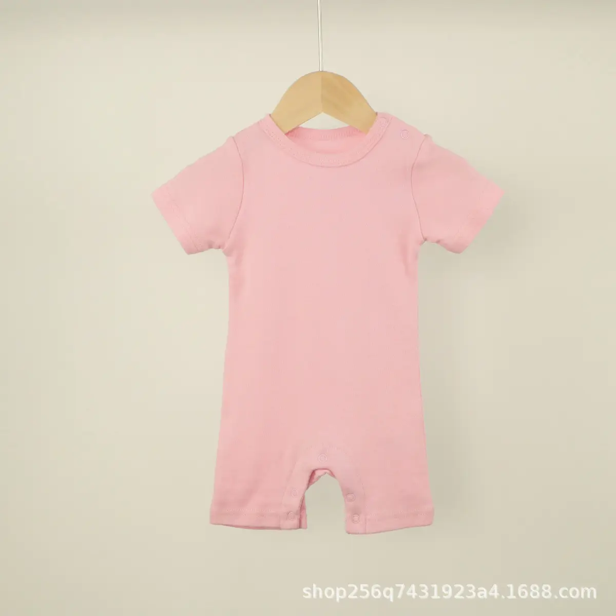 Red Cotton Baby Shorts for Boys - Image 5