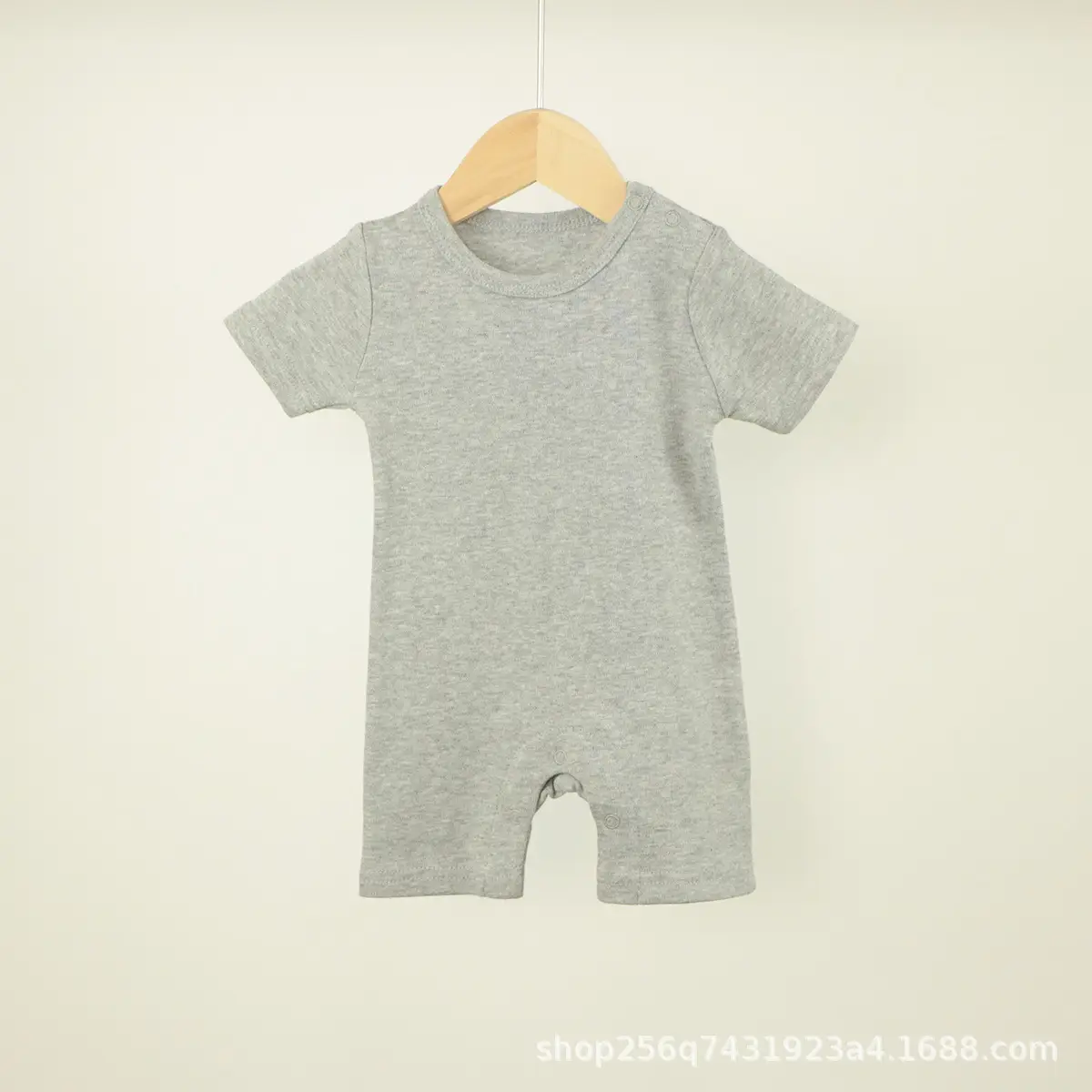 Red Cotton Baby Shorts for Boys - Image 2