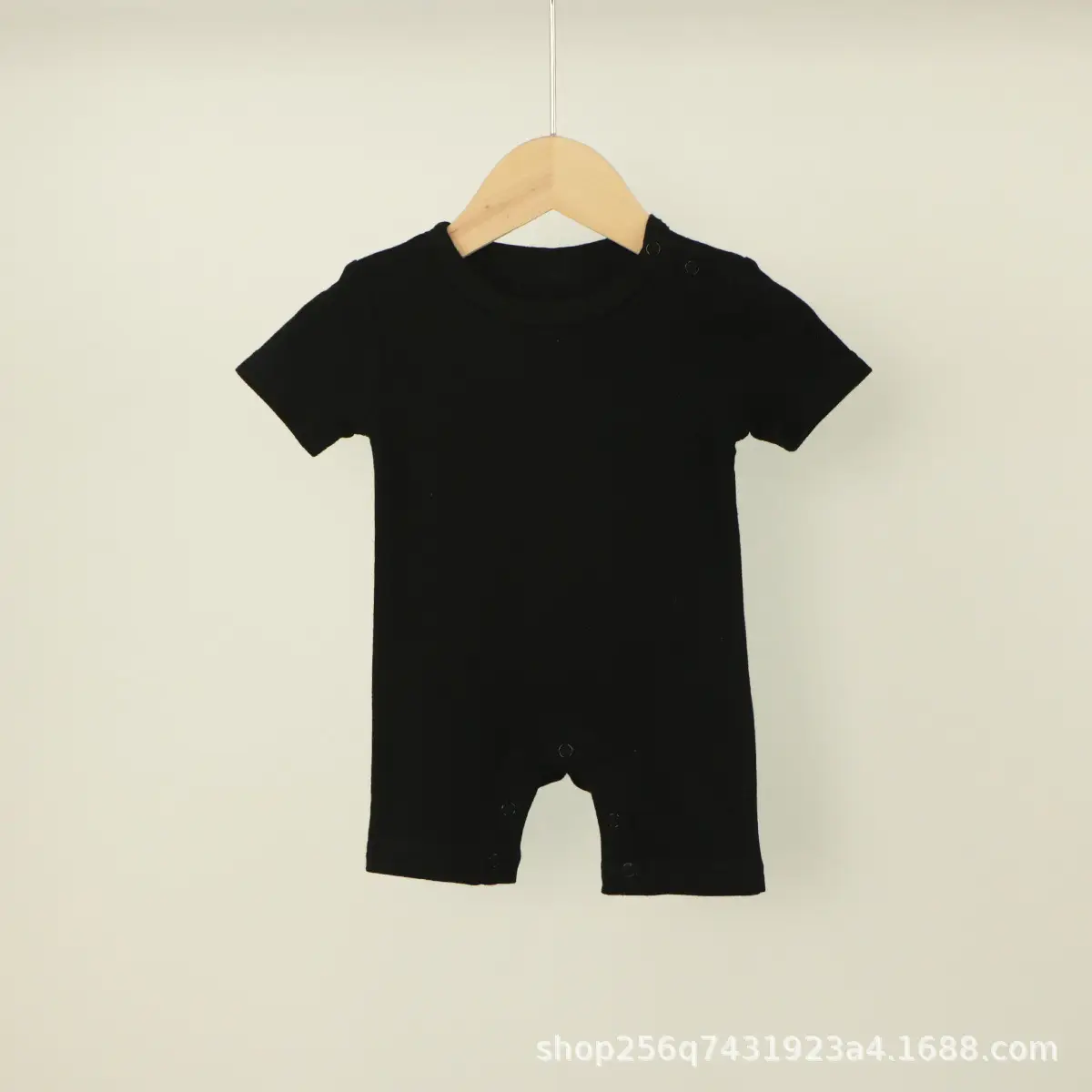 Red Cotton Baby Shorts for Boys - Image 3