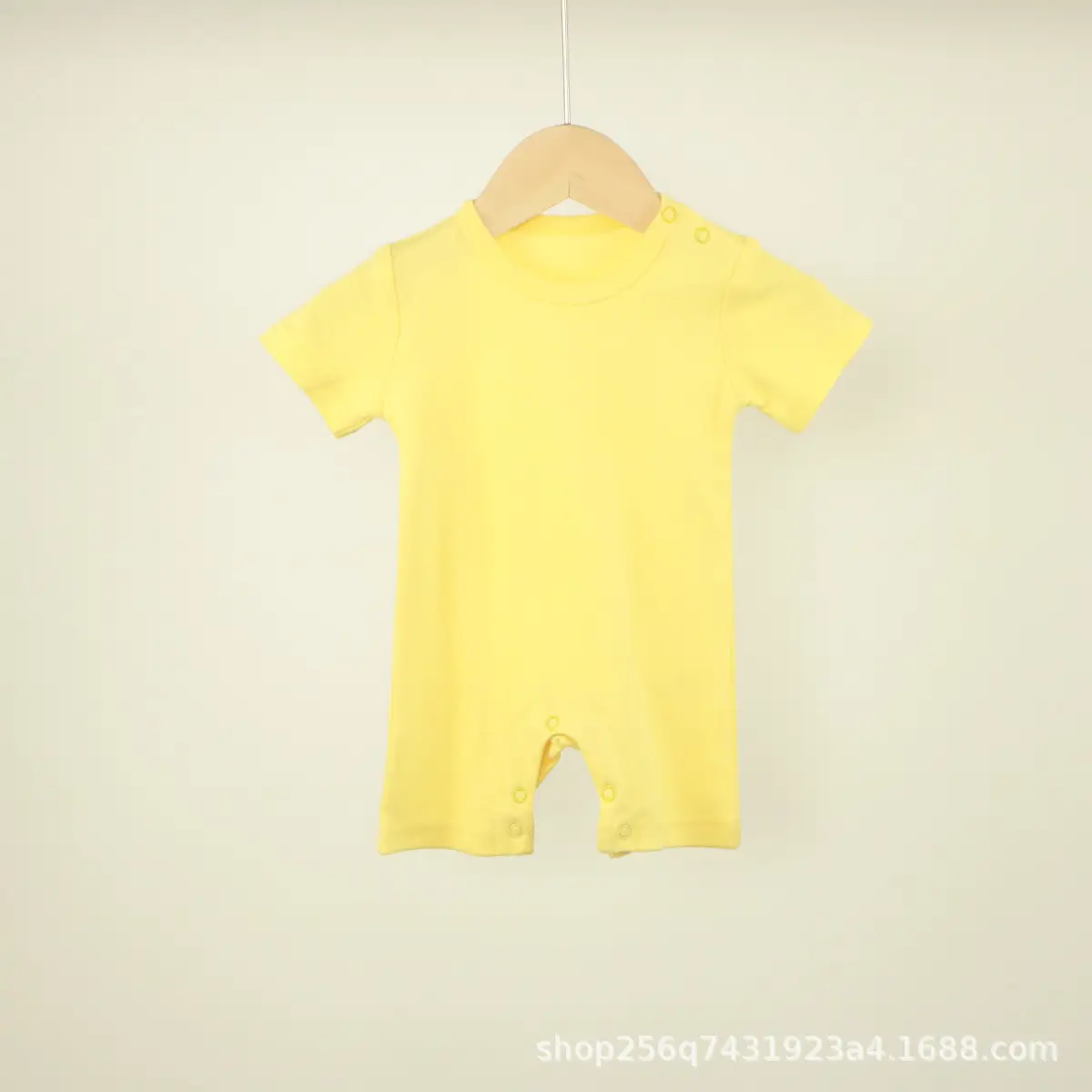 Red Cotton Baby Shorts for Boys - Image 6