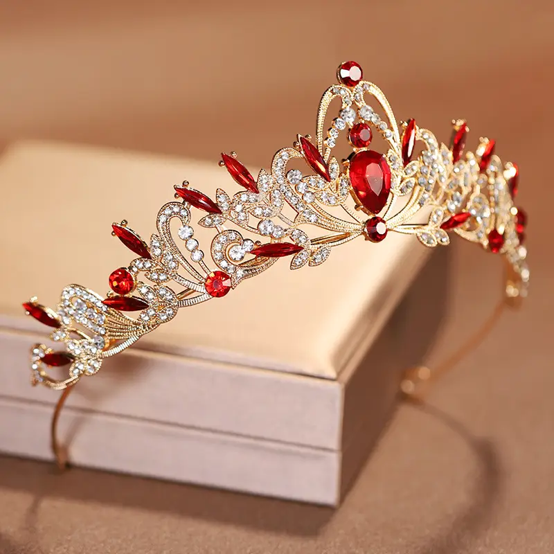 Baroque Crown Headdress for Princess 18Yr Wedding — feature 2