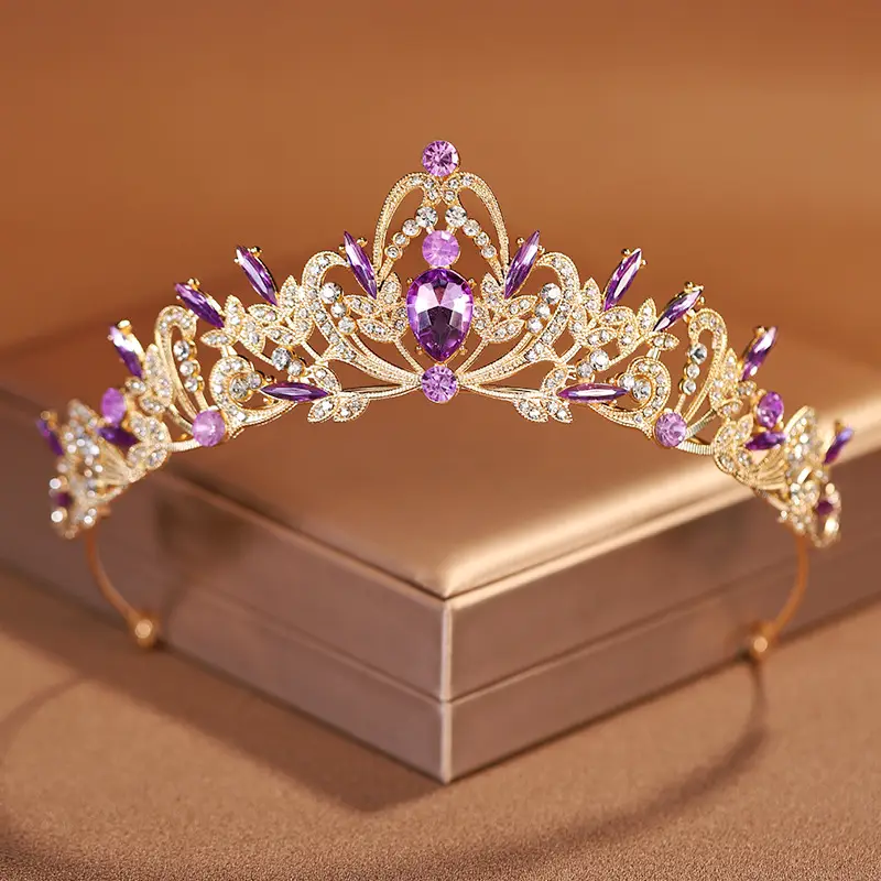 Baroque Crown Headdress for Princess 18Yr Wedding - Image 5