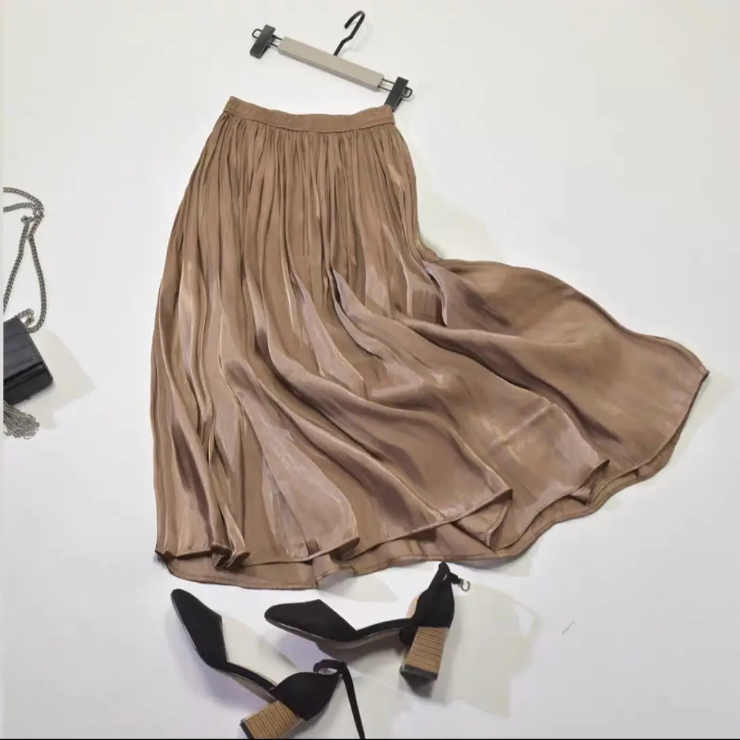 White A-Line Tulle Skirt Large Size Summer Wear