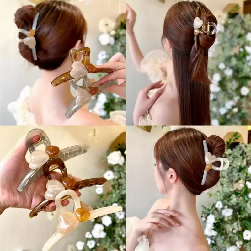 K-Style Acrylic Hair Clip for Women High End Shark Clip - Image 5