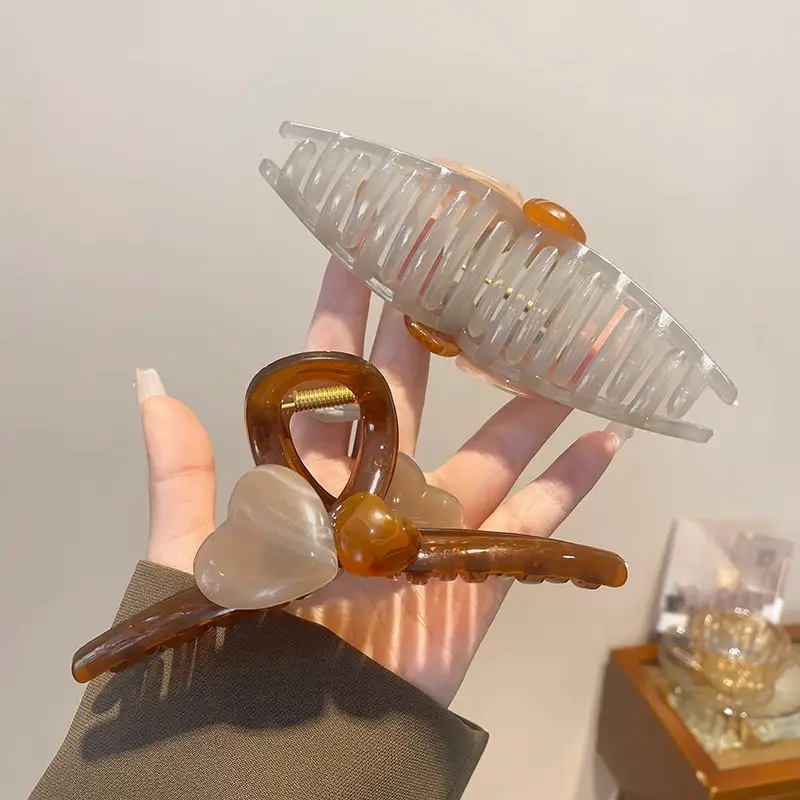 K-Style Acrylic Hair Clip for Women High End Shark Clip - Image 6