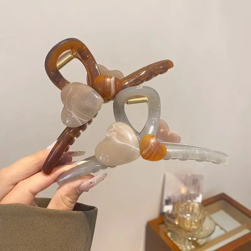 K-Style Acrylic Hair Clip for Women High End Shark Clip - Image 7