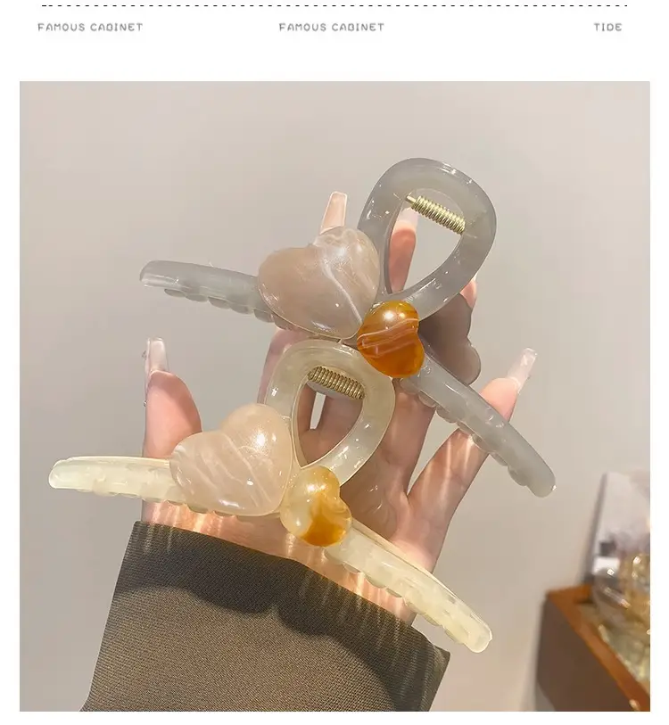 K-Style Acrylic Hair Clip for Women High End Shark Clip — feature 31