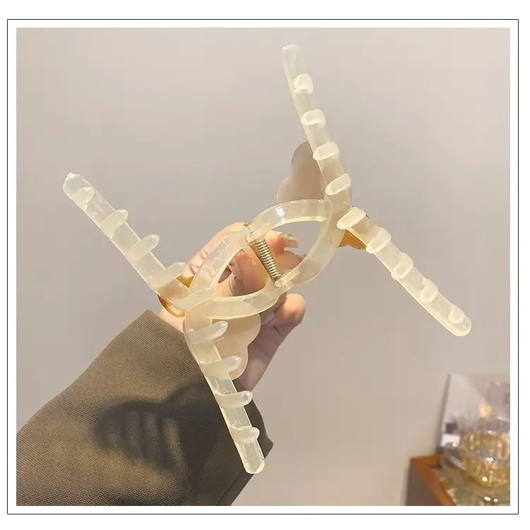 K-Style Acrylic Hair Clip for Women High End Shark Clip — feature 33