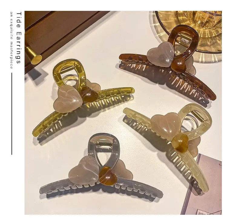 K-Style Acrylic Hair Clip for Women High End Shark Clip — feature 35