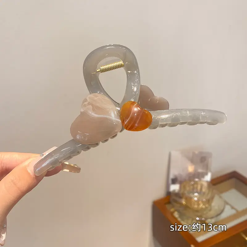 K-Style Acrylic Hair Clip for Women High End Shark Clip - Image 2