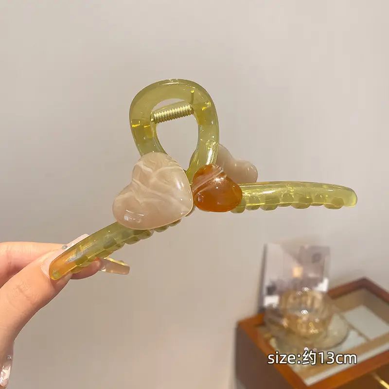 K-Style Acrylic Hair Clip for Women High End Shark Clip - Image 3