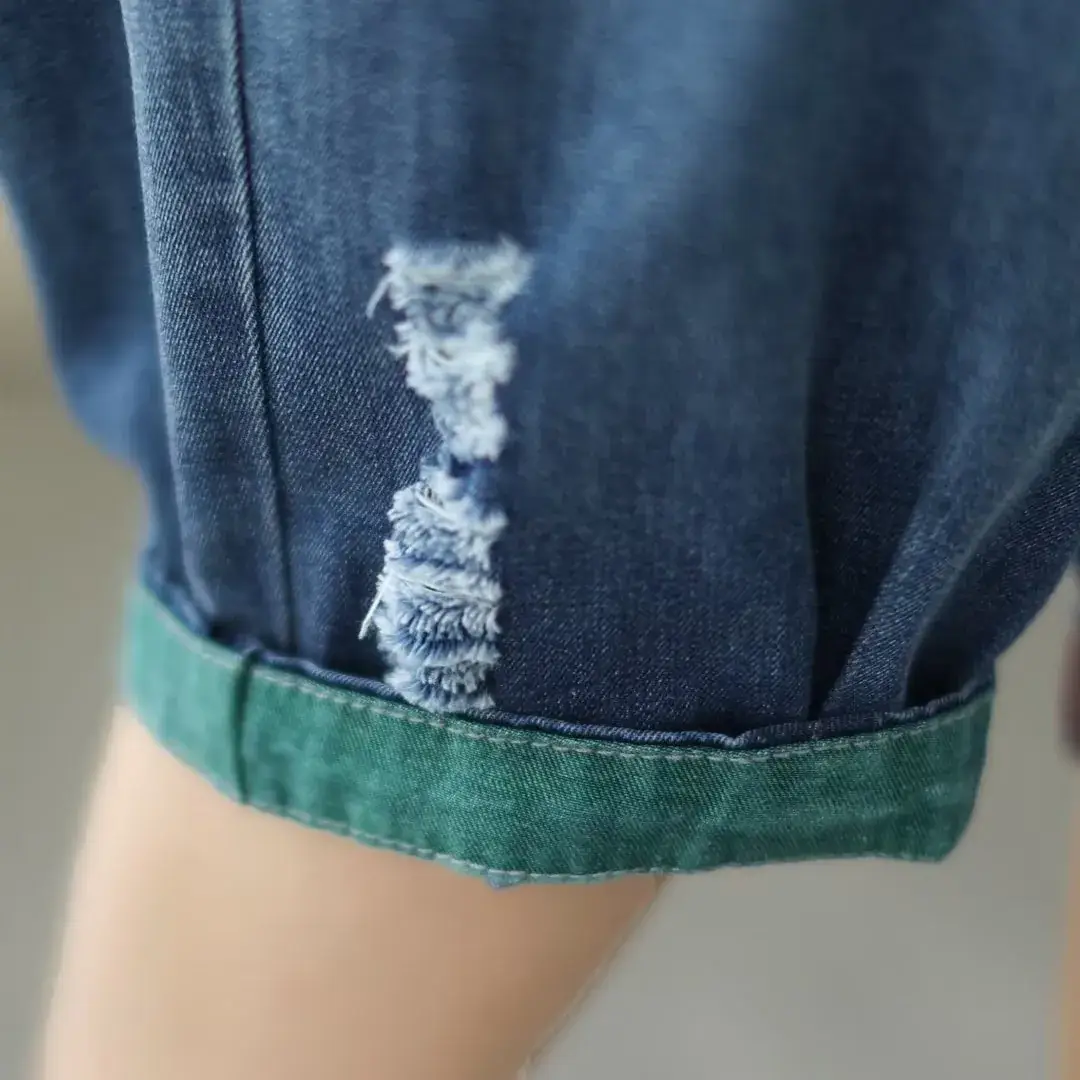 2023 Denim Loose Waist Casual Pants Large Women - Image 6