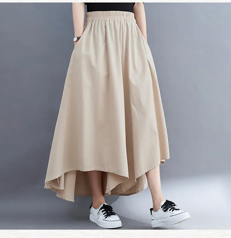 Women Wide Leg Culottes Black 2025 Summer — feature 3