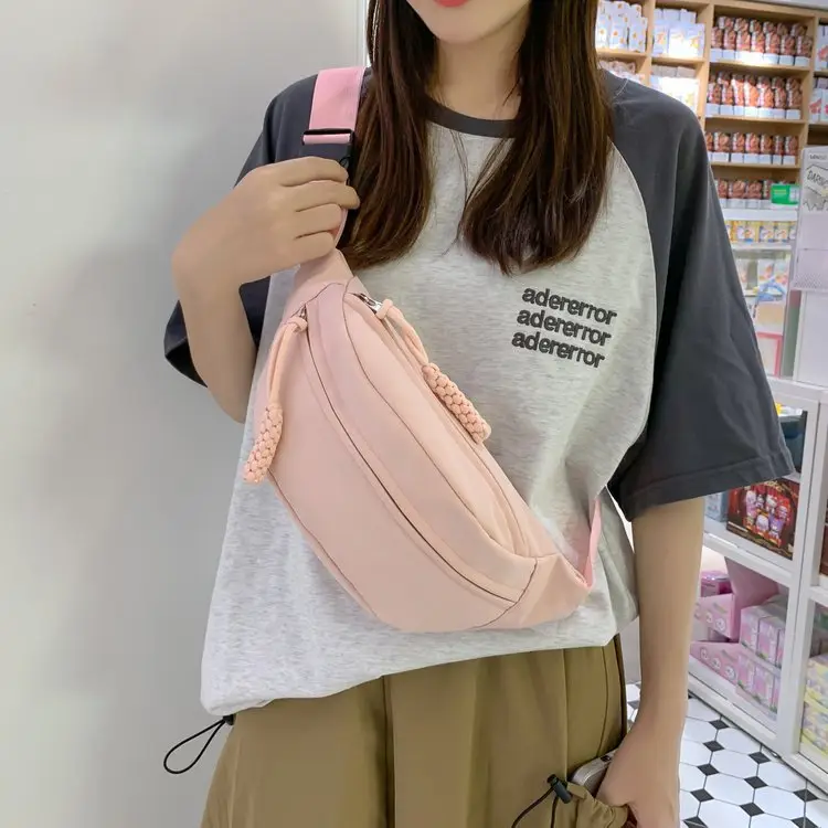 Green Japanese Style Boys Chest Bag Satchel Travel Shoulder - Image 8