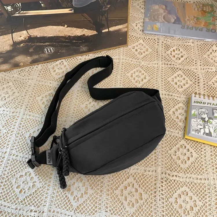 Green Japanese Style Boys Chest Bag Satchel Travel Shoulder - Image 4