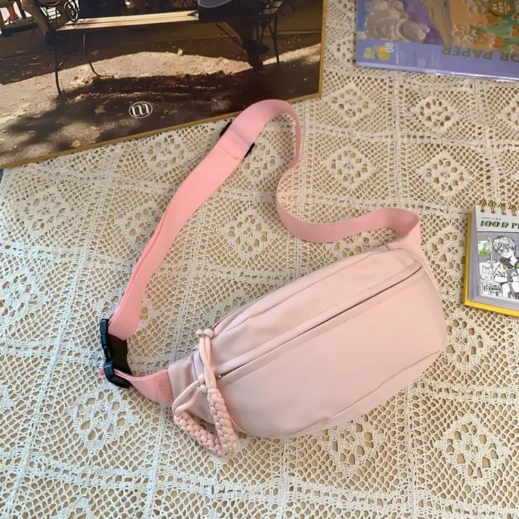Green Japanese Style Boys Chest Bag Satchel Travel Shoulder - Image 5