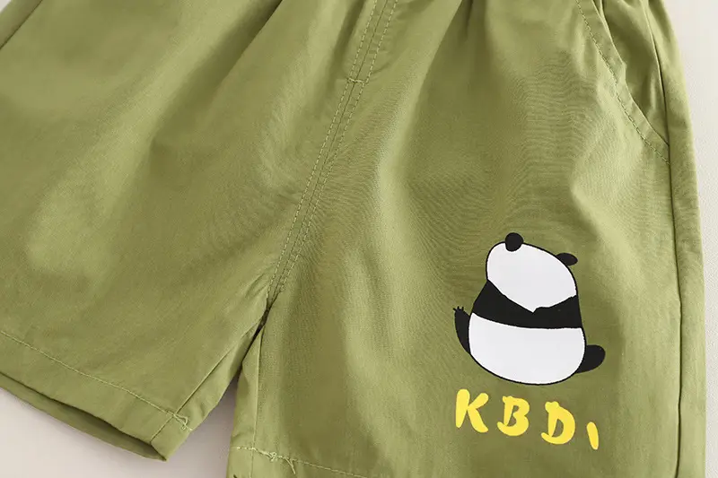 Boys Cartoon Print Shorts Suit Summer 2024 — feature 14