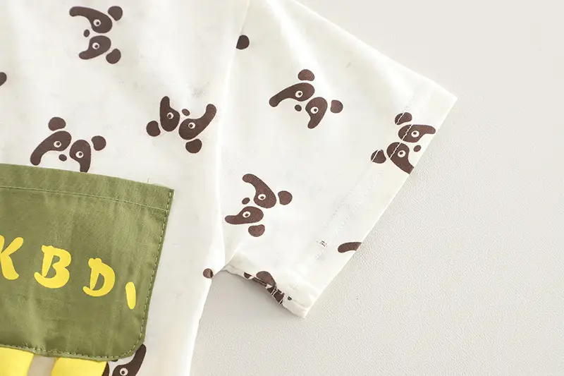 Boys Cartoon Print Shorts Suit Summer 2024 — feature 9