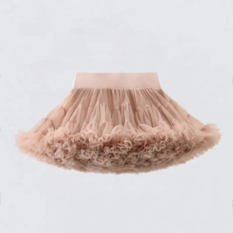 Red Full Mesh Princess Tutu Dress for Girls - Image 13