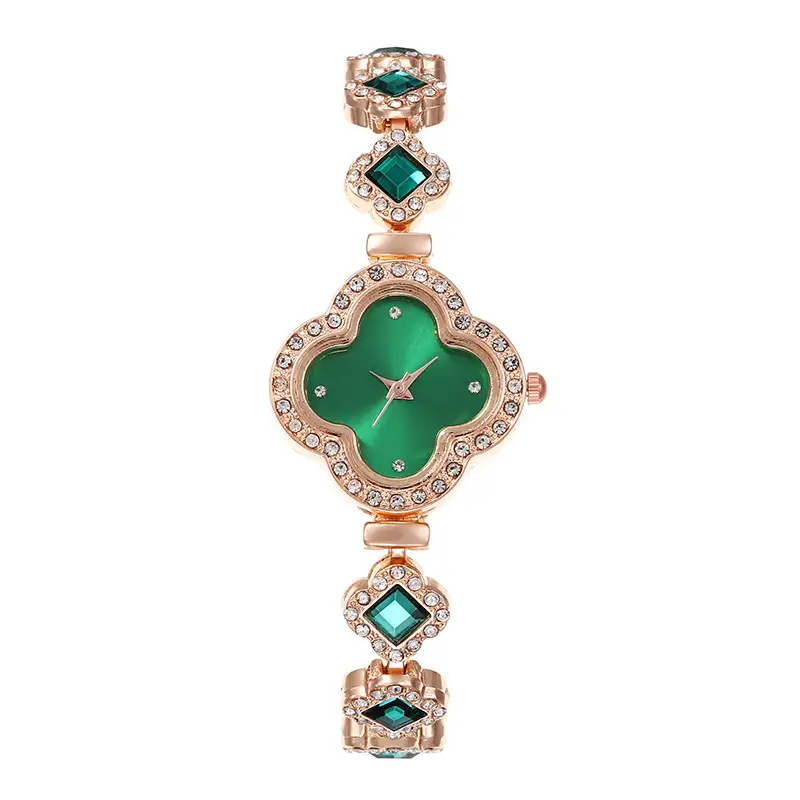 Women's Four-Leaf Clover Quartz Watch Rose Gold — feature 13