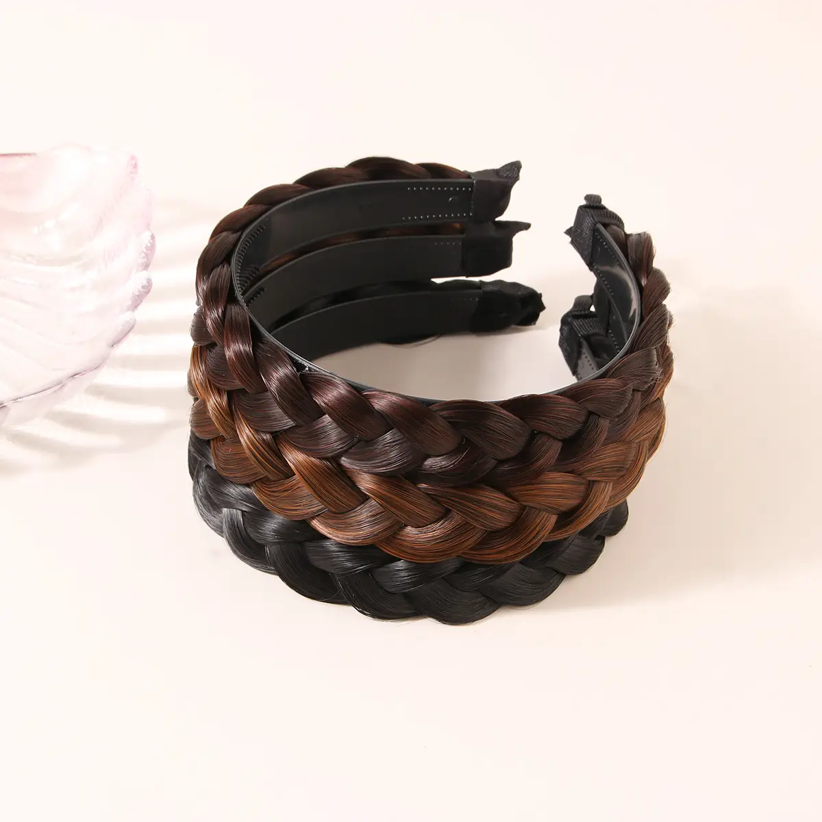 Women's Fishbone Hair Band with Toothed Design - Image 10