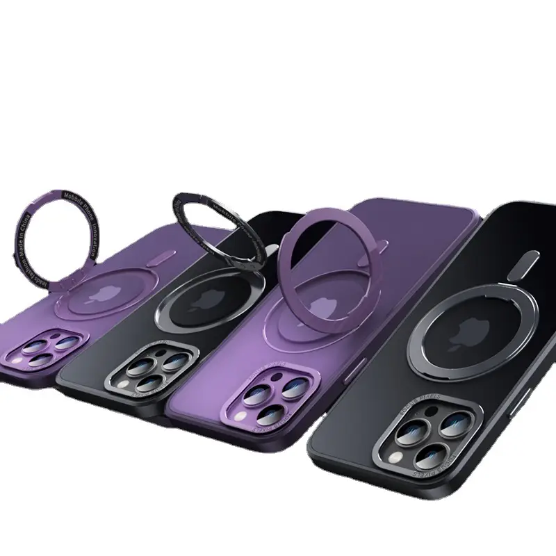 Magnetic Phone Case for iPhone 17 with Rotating Fulcrum & Metal Lens - Image 11