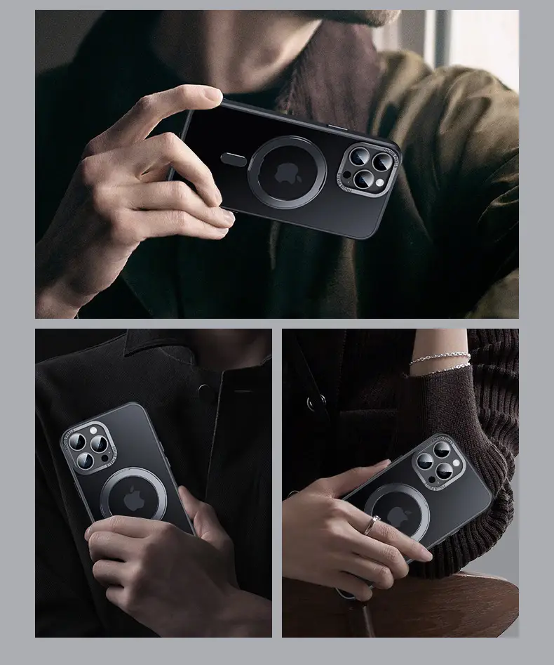 Magnetic Phone Case for iPhone 17 with Rotating Fulcrum & Metal Lens — feature 13