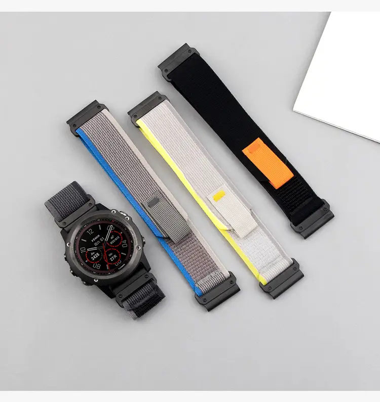 Garmin Fenix8 with Black Nylon Strap — feature 18