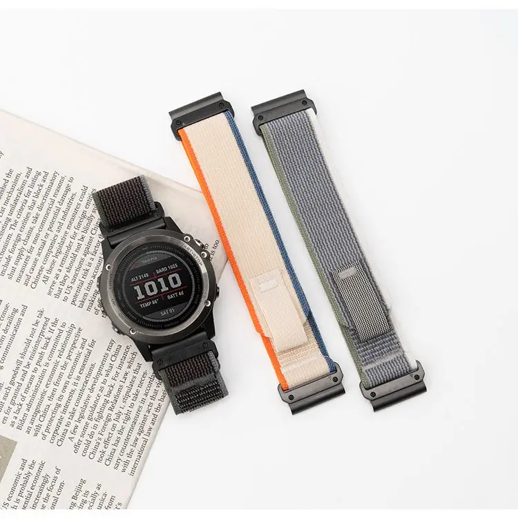 Garmin Fenix8 with Black Nylon Strap — feature 22