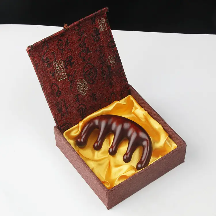 Green Sandalwood Hair Comb for Teeth and Periocular Massage