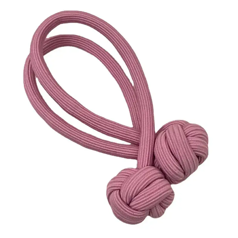 Black Chinese Knot Hair Rope for Girls - Image 7