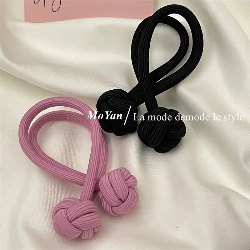 Black Chinese Knot Hair Rope for Girls — feature 10