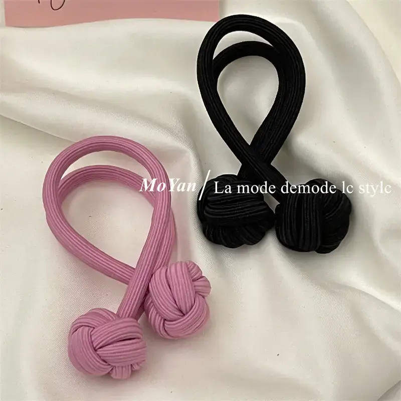 Black Chinese Knot Hair Rope for Girls — feature 13