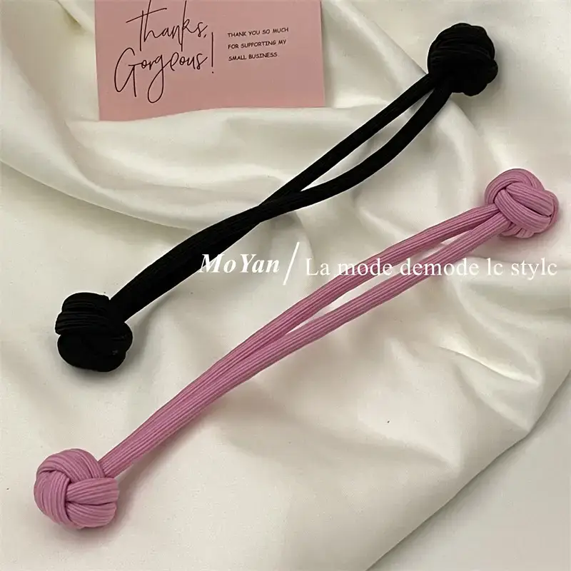 Black Chinese Knot Hair Rope for Girls — feature 4