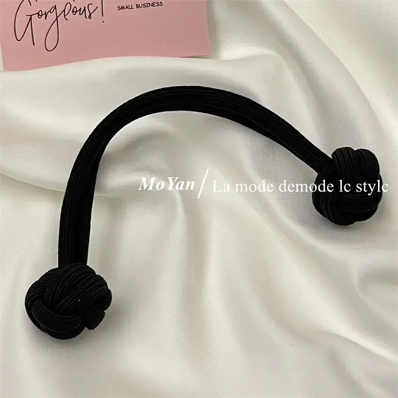 Black Chinese Knot Hair Rope for Girls — feature 8