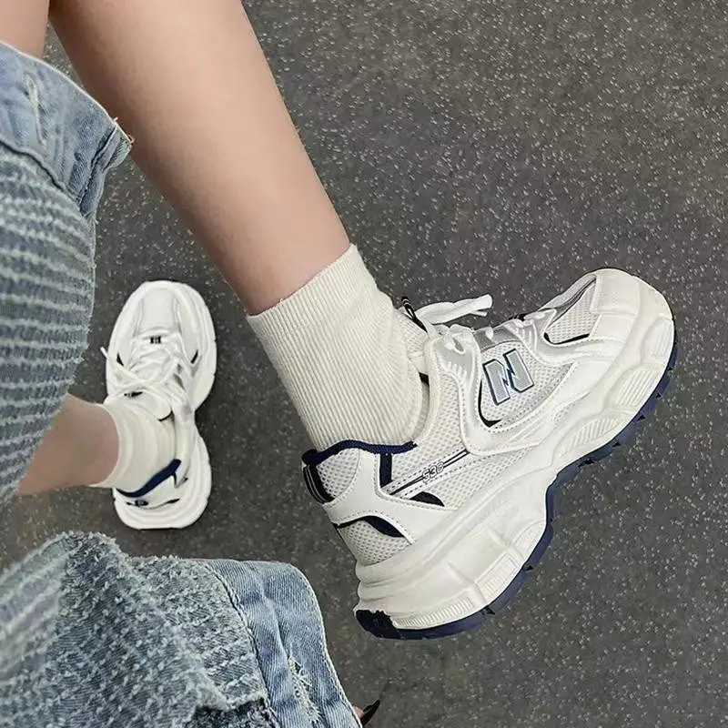 Popular Mesh Breathable Torre Shoes Women's ins2023 New Summer All-match Thick-soled Student Casual Sports Women's Shoes - Image 4