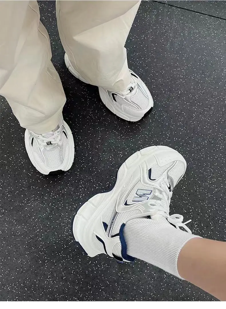 Popular Mesh Breathable Torre Shoes Women's ins2023 New Summer All-match Thick-soled Student Casual Sports Women's Shoes — feature 15