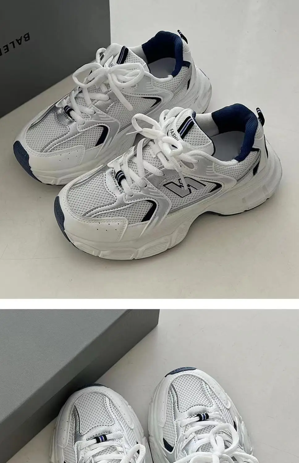 Popular Mesh Breathable Torre Shoes Women's ins2023 New Summer All-match Thick-soled Student Casual Sports Women's Shoes — feature 24
