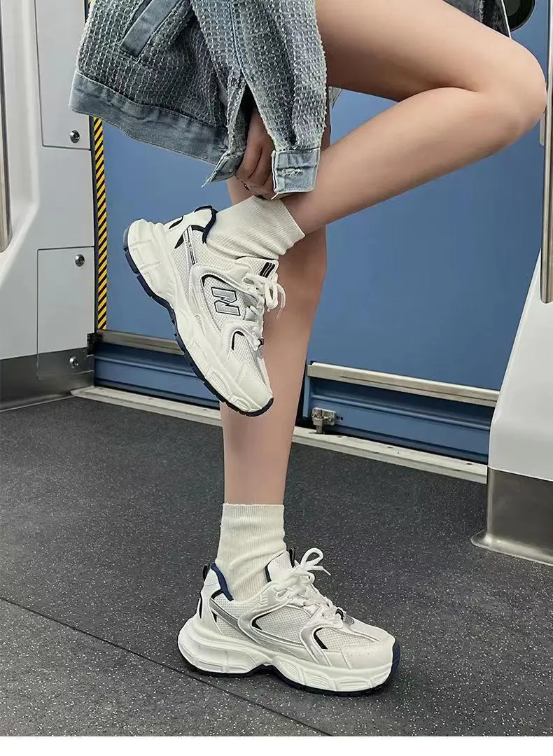 Popular Mesh Breathable Torre Shoes Women's ins2023 New Summer All-match Thick-soled Student Casual Sports Women's Shoes — feature 3