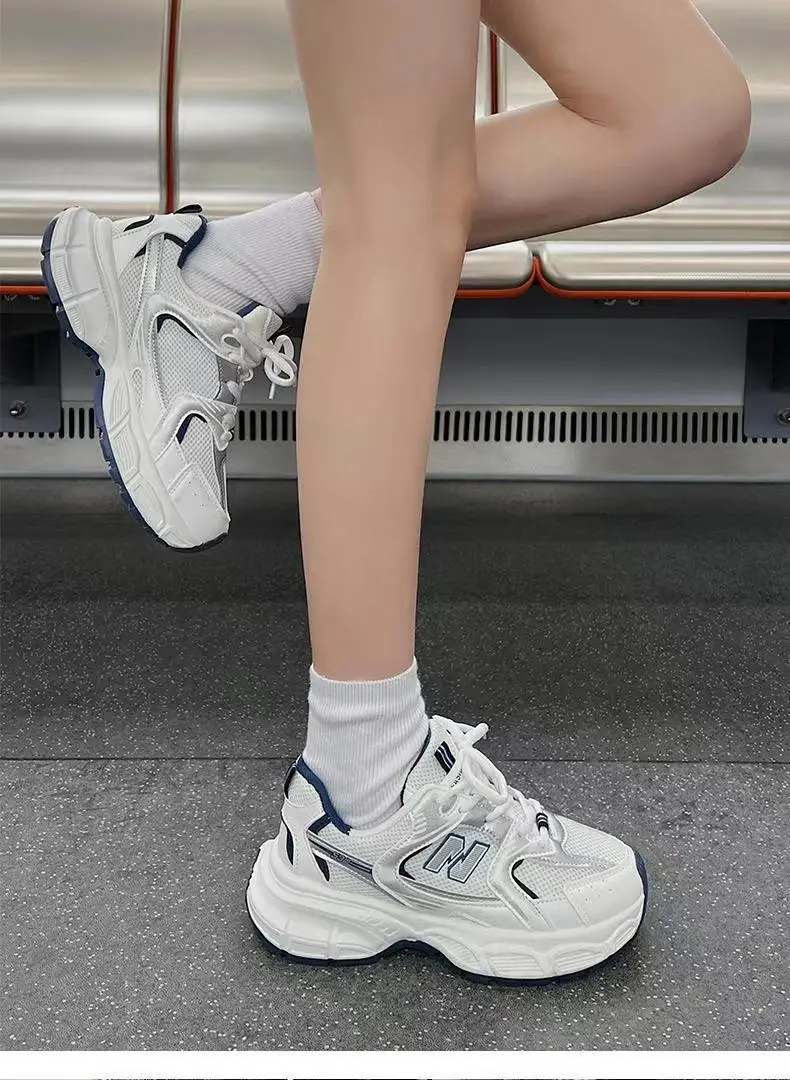 Popular Mesh Breathable Torre Shoes Women's ins2023 New Summer All-match Thick-soled Student Casual Sports Women's Shoes — feature 6