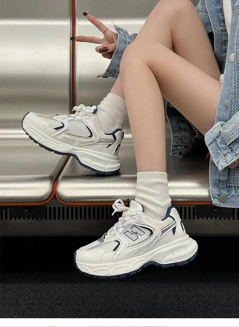 Popular Mesh Breathable Torre Shoes Women's ins2023 New Summer All-match Thick-soled Student Casual Sports Women's Shoes — feature 8